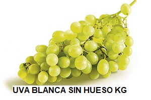 F.A UVA BLANCA SIN HUESO KG