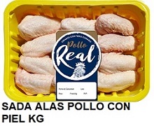 SADA ALAS POLLO CON PIEL KG