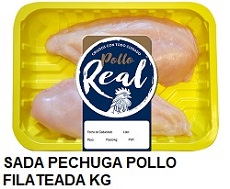 SADA PECHUGA POLLO FILETEADAS KG