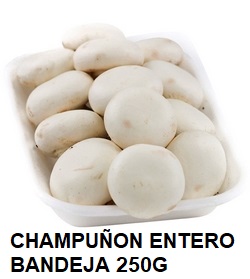 F.A CHAMPIÑON ENTERO BANDEJA 250GR