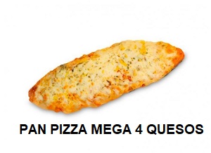 PAN PIZZA MEGA 4 QUESOS 190G