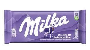 MILKA TABLETA CHOCO CON LECHE 90G