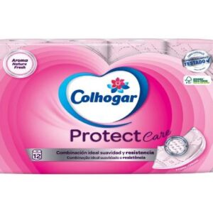 COLHOGAR PAPEL HIGIE.ROSA 12R