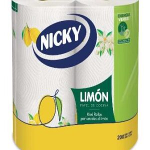 NICKY PAPEL COCINA LIMON 2U