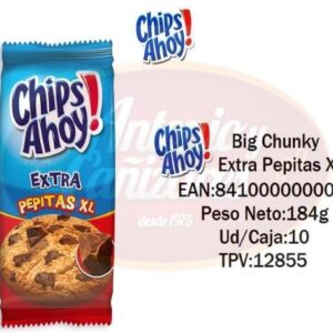 CHIPS AHOY EXT.PEPITA XXL 184G