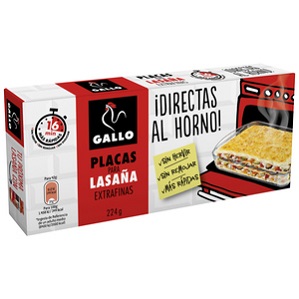 GALLO LASAÑA AL HORNO 224G