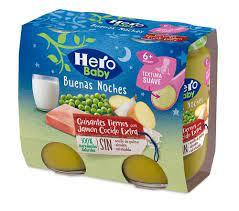 HERO BUENAS NOCHES GUISANTES JAMON PACK 2x190G