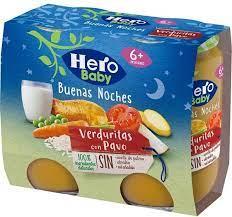 HERO BUENAS NOCHES VERDURITA PAVO 2X190G