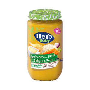 HERO BABY ZANAHORIA ARROZ CALDITO POLLO 235G