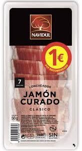 NAVIDUL JAMON CURADO CLASICO 50G PVP 1.10E